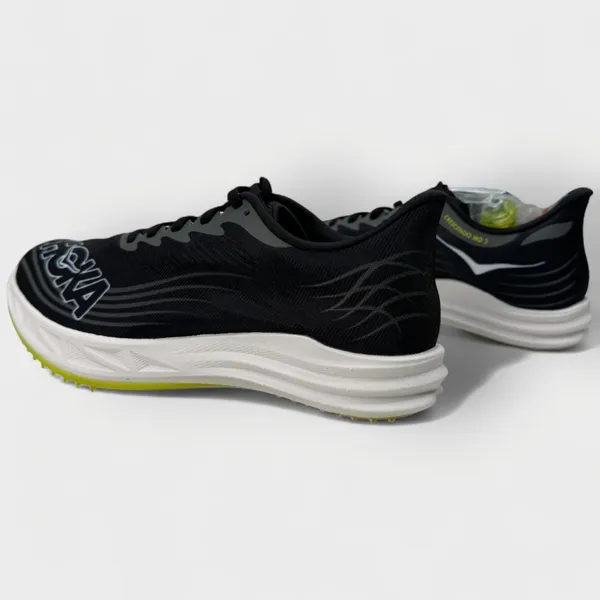 HOKA Crescendo MD 2 Track Spikes Black/White Men 7.5/Women 9 Style 1155116 - Image 6