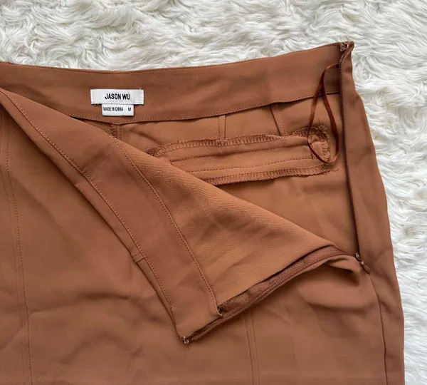 Jason Wu Skort Mini Skirt Shorts Neutral Brown M - Image 7