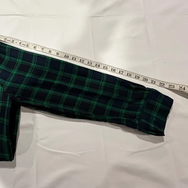 J Crew Women Pajamas Green Black -‎ Size S. - Image 15