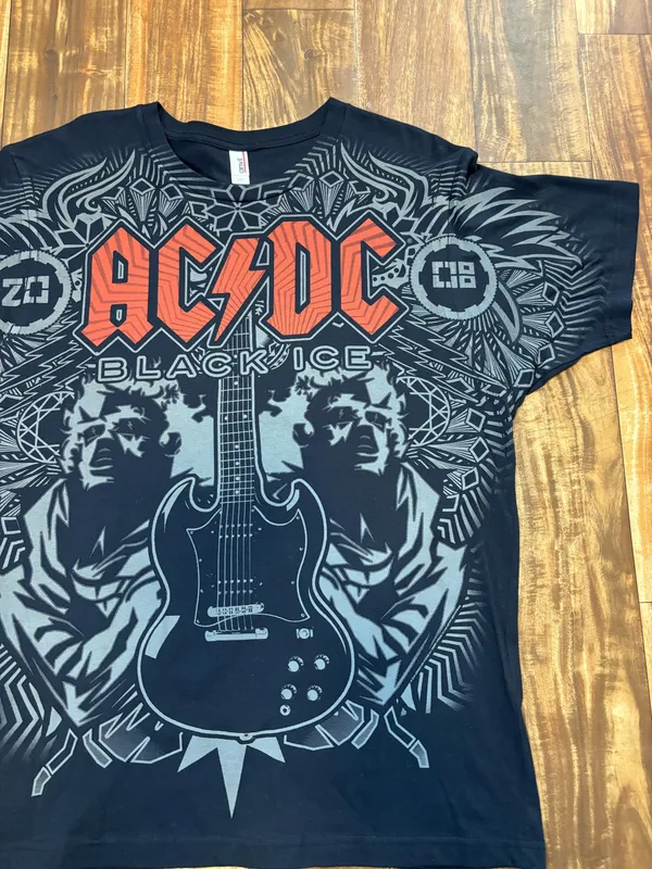 AC/DC black ice tour tee Size L Size L - Image 4