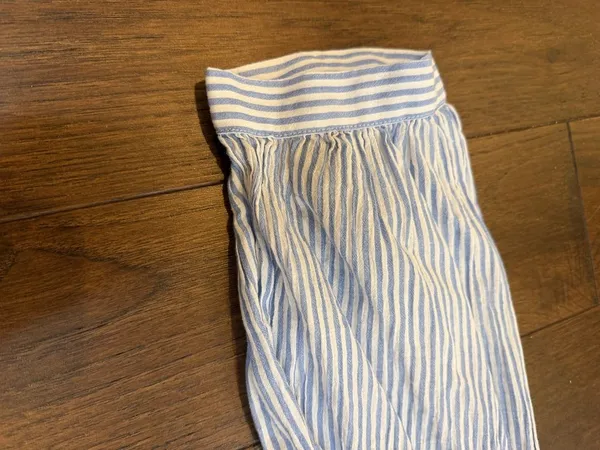 H&M Women’s Lightweight Striped Cotton Top Medium NWT - C30-001 - Image 4