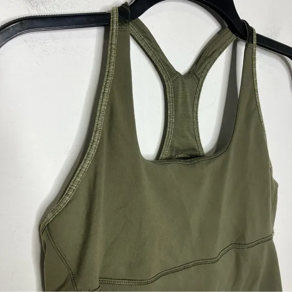 Lululemon Satnam tank olive green size‎ 10 - Image 2