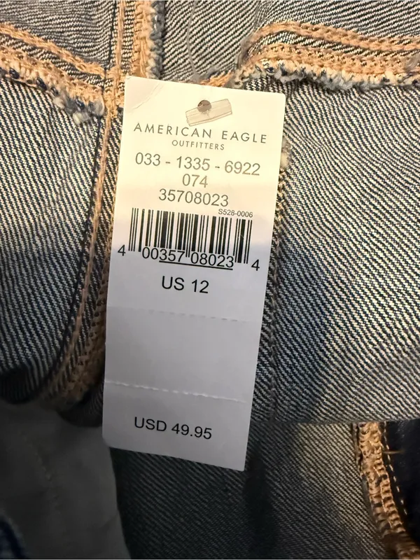 NWT American Eagle Tomgirl Denim Jean Shorts - Image 5