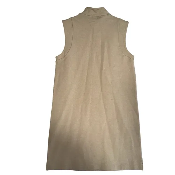 NEW Los Angeles Atelier + Other Stories Women Sz XS Brown Organic Cotton Dress - Image 2
