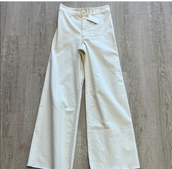 Z supply high waisted white jeans - Image 4