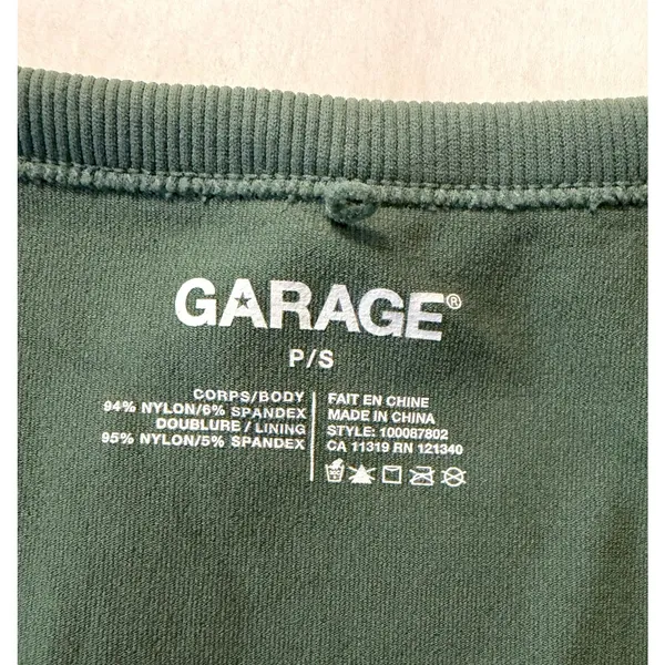 Garage Skyler Scoop Seamless Tee in Ocean Green Women's sz. S - Image 6