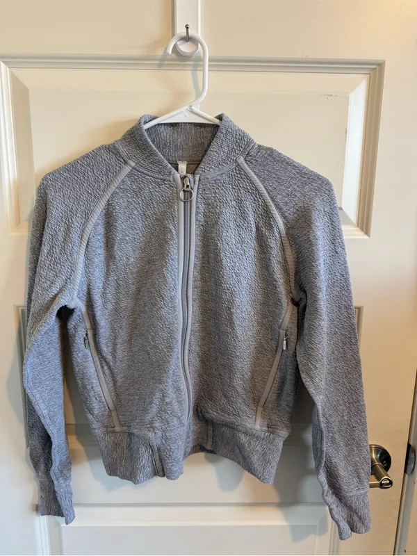 Lululemon Grey Bomber Jacket - Image 3