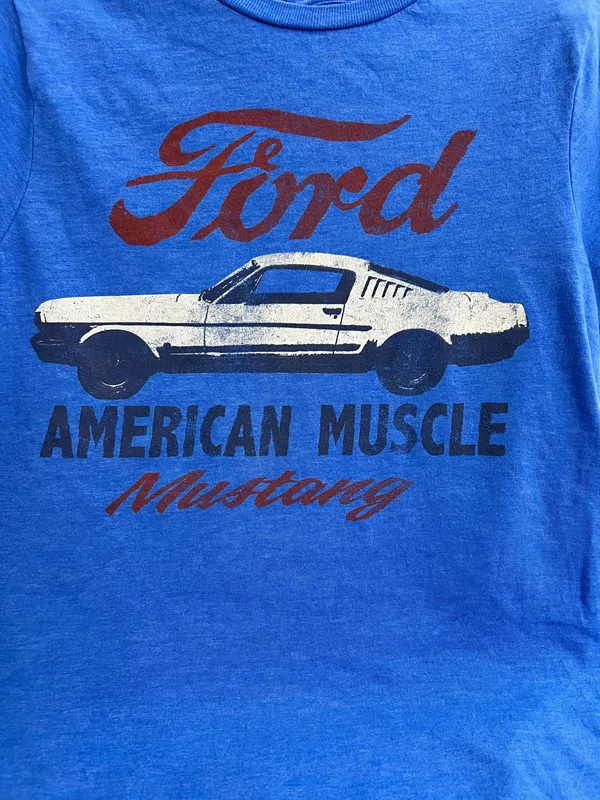 Ford American Muscle Mustang Graphic T Shirt - Image 2