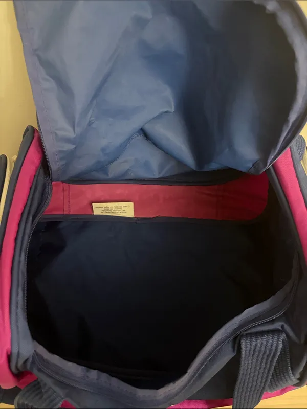 Reebok Vintage Blue and Magenta Duffel gym bag - Image 9