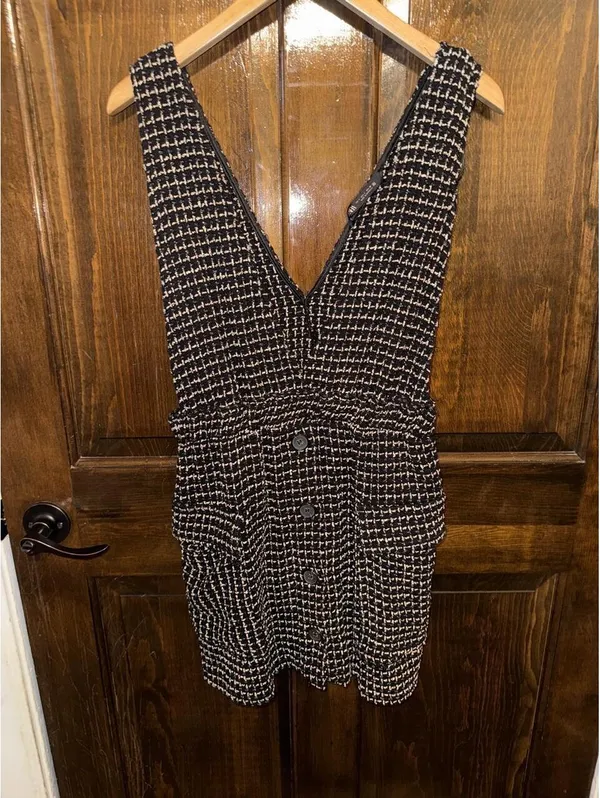 Zara tweed pinafore dress - Image 2