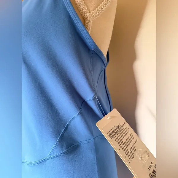 Lululemon Athletica Blue Cross-Back Bodysuit - Image 6