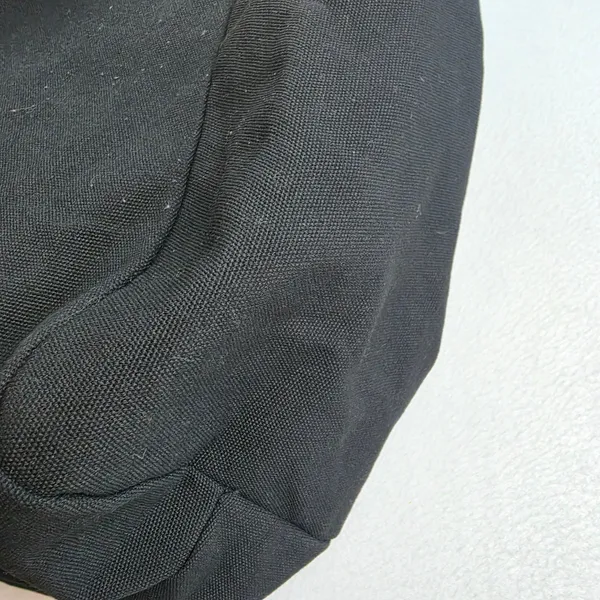 Cleobella Black Canvas Large Zip Top Tote‎ Bag Minimalist Shoulder Bag 20x12 - Image 5