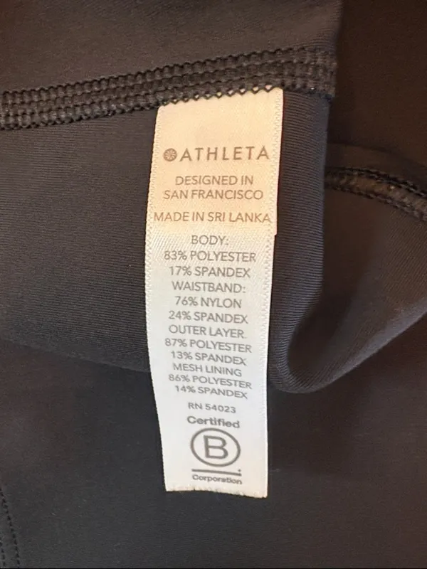 Athleta A Game Mesh Skort 13.5" Black Size Small EUC‎ - Image 5