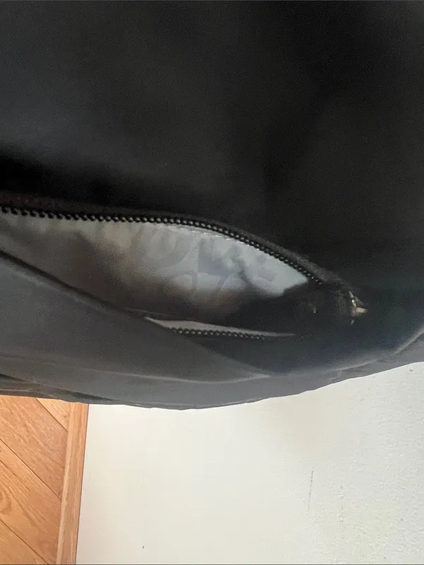 lululemon athletica Yoga Black Ruched Nylon Duffel Crossbody - Image 4
