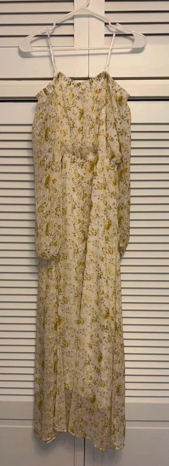 Lulus Yellow Floral Dress Maxi - Image 2