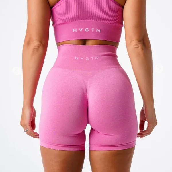 Bubblegum Pink Nvgtn Pro Shorts - Image 2