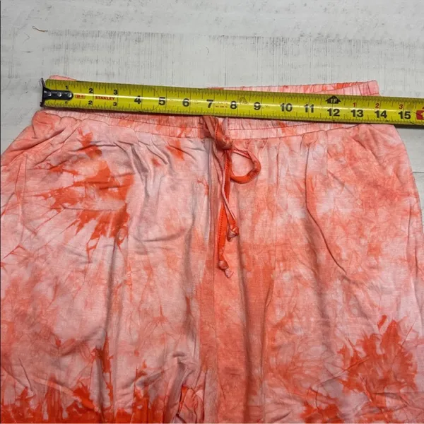 Tie dye light weight Jogger-style sweatpants elasticized waistband, drawstring - Image 4
