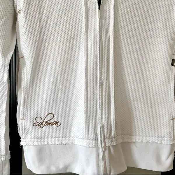 Salomon White Lightweight Jacket - Image 4