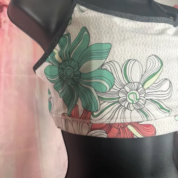 Lululemon Ujjayi Secret Garden Floral Sports Bra Size 10 - Image 3