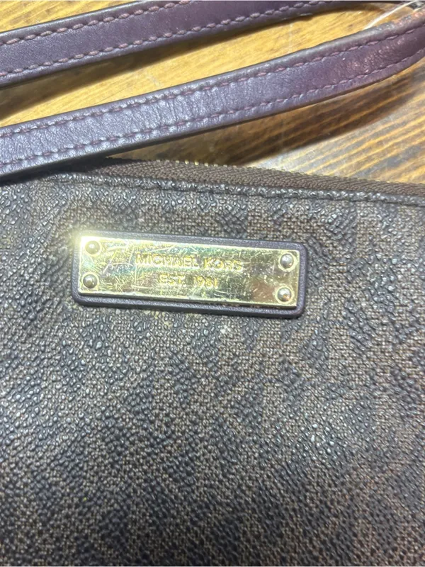 Michael Kors Brown Wristlet - Image 2
