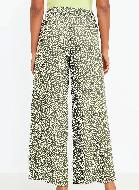 NWT LOFT Wide Leg Animal Print Pants - Image 2