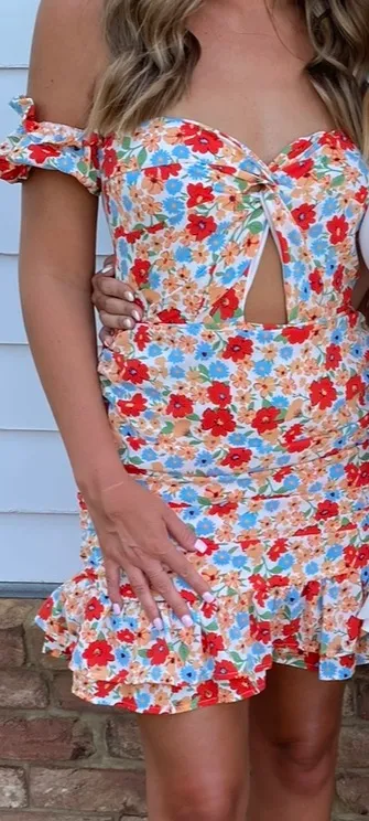 Floral Dress Multi - Image 2