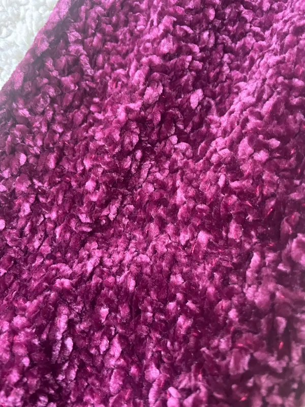 Purple Velvet Scarf - Image 3
