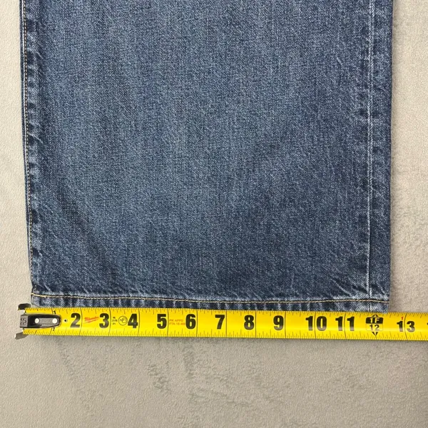 Nili Lotan Salome Wide Leg Jeans 27 Dark Wash High Rise Made in USA Cotton Denim - Image 5