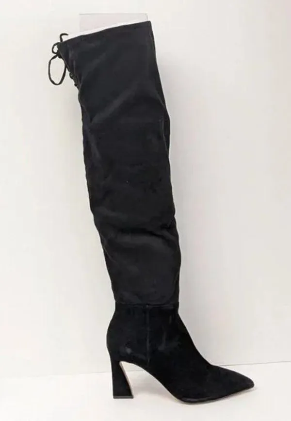 Vince Camuto Taplana Womens Faux Suede Pointed Toe Over-The-Knee Boots 9 40 - Image 2