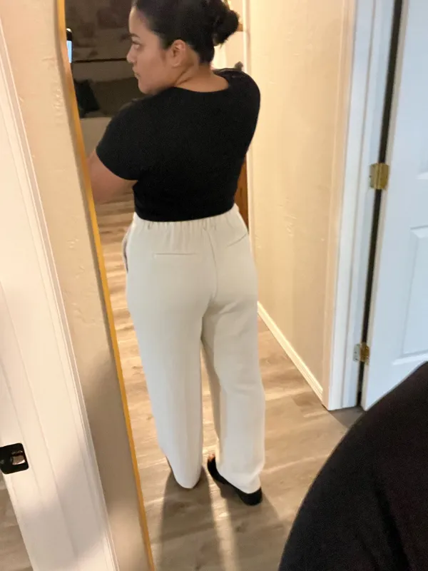 A New Day Cream White Trousers - Image 3