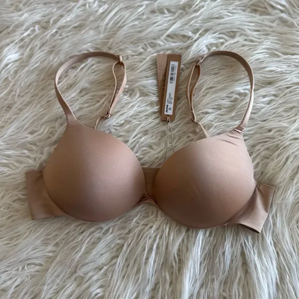 Skims Ultimate Push up Plunge Bra Clay Size 32B - Image 2
