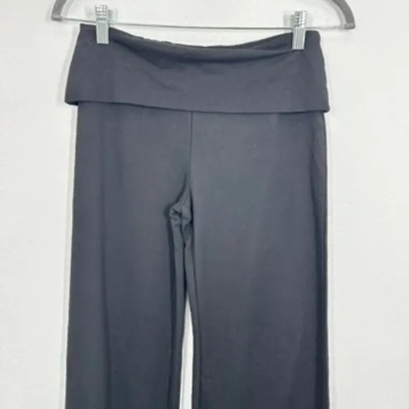 Edikted Wide Leg Pants Size Small Black Foldover Waist Y2K NWT‎ Bratz Doll 90s - Image 4