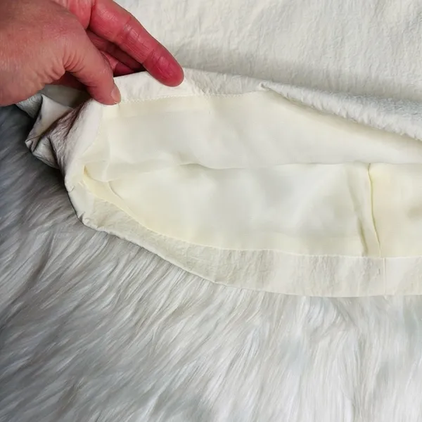 Zara Ecru Voluminous Bow Mini Skirt - Image 5