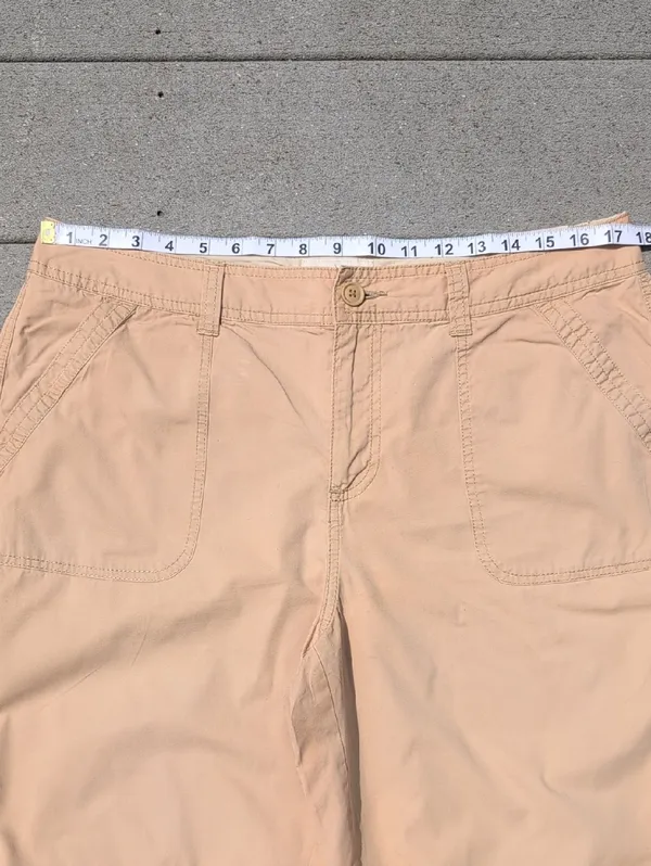 St. John's Bay Khaki Bermuda Shorts | Size 14 Khaki Bermuda Shorts - Image 4