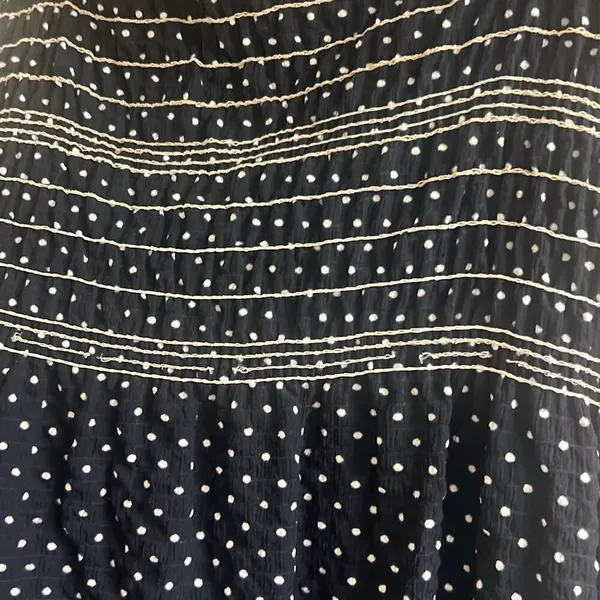 ✨SIDE PARTY Maud Smocked Black Sz Medium Dress✨ - Image 7