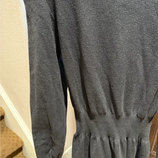 Cider Charcoal Long-Sleeve Dress - Image 4