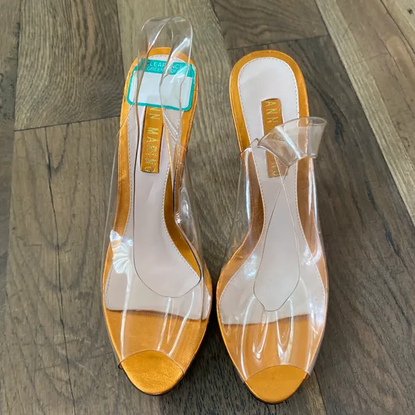 Clear Transparent Heel Shoe Size 6 - Image 2