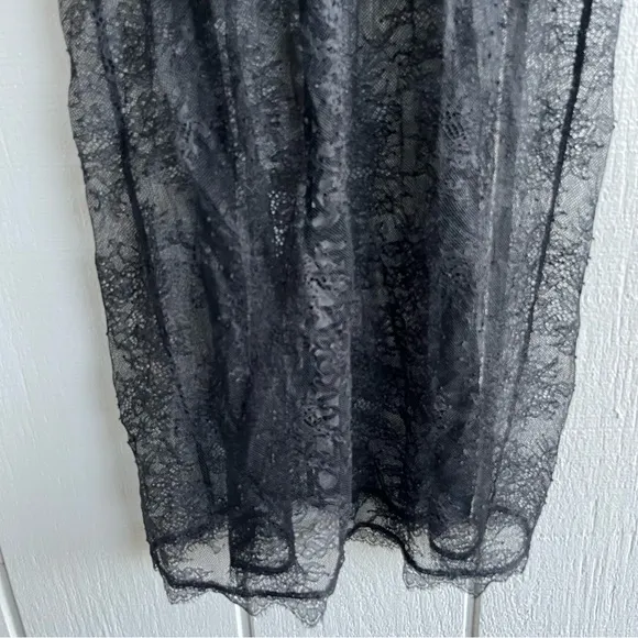 Victoria’s Secret Dream Angels Black Lace‎ Up Back Slip M - Image 5