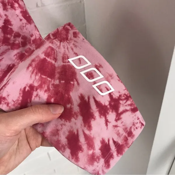 Lorna Jane Pink Tie Dye Activewear Leggings - Image 8