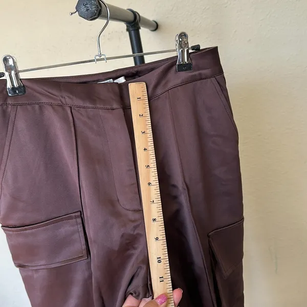 Host‎ of cb Daria cargo chocolate trousers pants NWOT size XS - Image 10