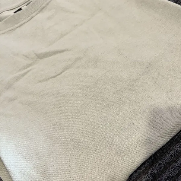 Carhartt Women Long Sleeve T-shirt Loose Fit L Sleeve logo Crew Neck Light Green - Image 3