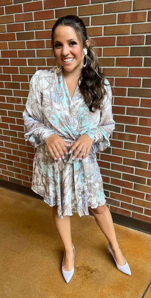 Boutique Paisley Dress Multiple - Image 2