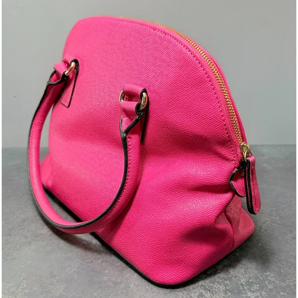 Apt. 9 HandBag | Pink Bow Gold Hardware | Full Zip Medium Purse - Image 5