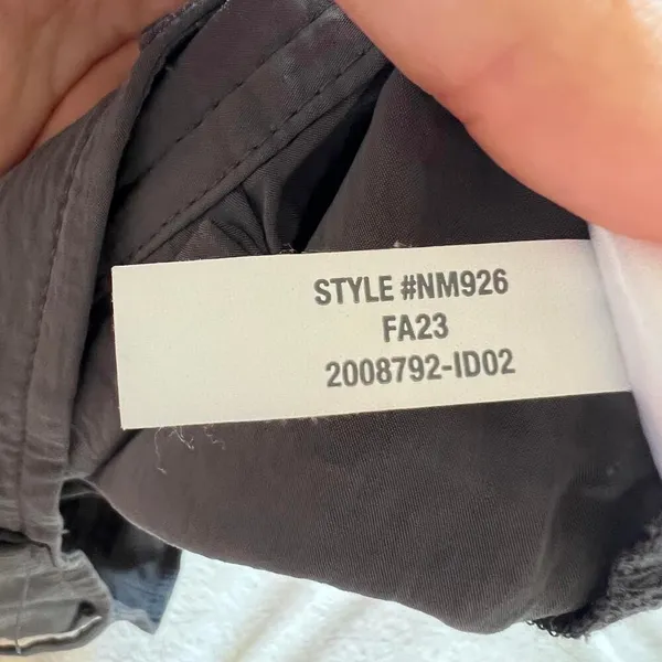 Madewell the petite harlow wide-leg cargo pant size 00P gray viscose - Image 8