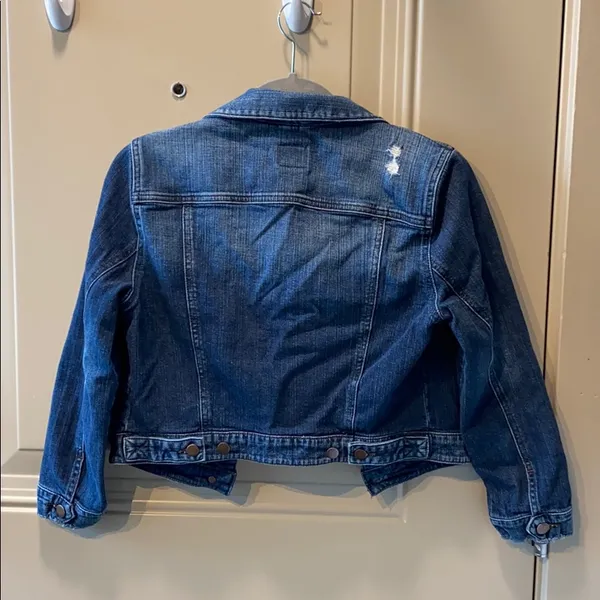 Vintage Guess Denim Jacket Distressed Women’s Small - Image 2