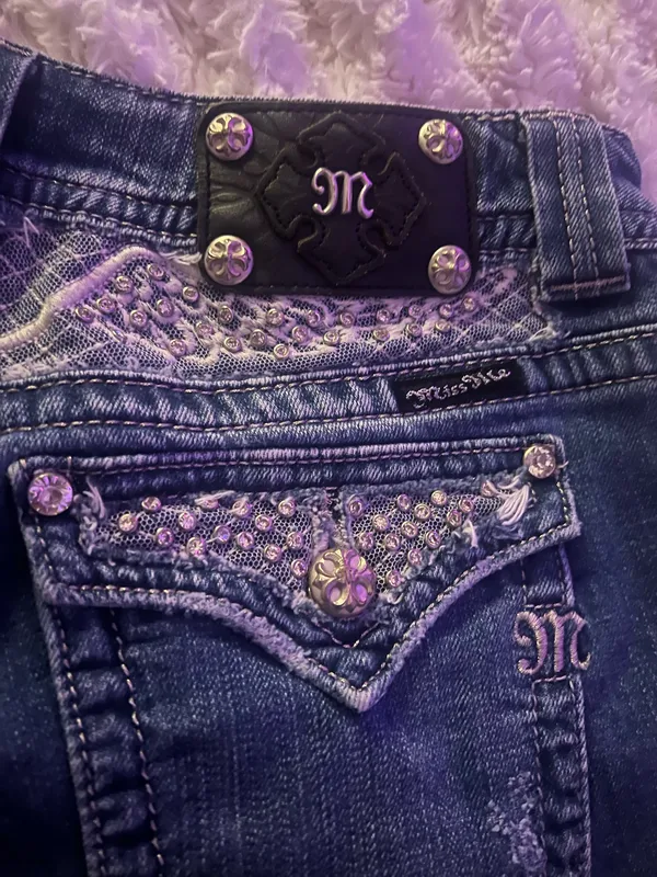 Miss Me low rise jean shorts - Image 5