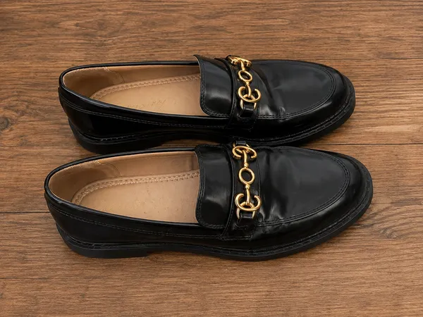 Circus by Sam Edelman Z5230* Black Faux Leather Deana Lug Sole Loafer - Image 4