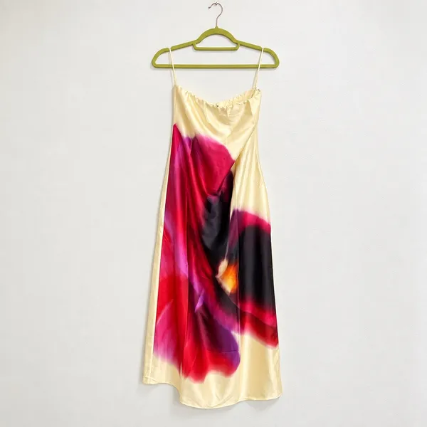Abercrombie & Fitch Julia Strapless Slip Maxi Dress Floral Sz S NWT - Image 2