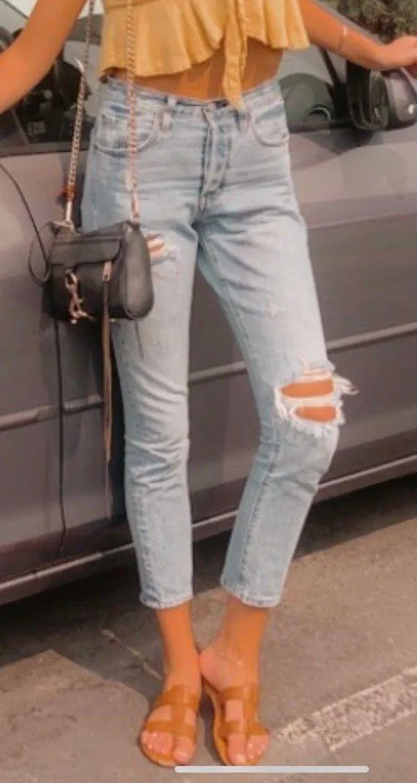 Levi's 501 Skinny Distressed - Image 4