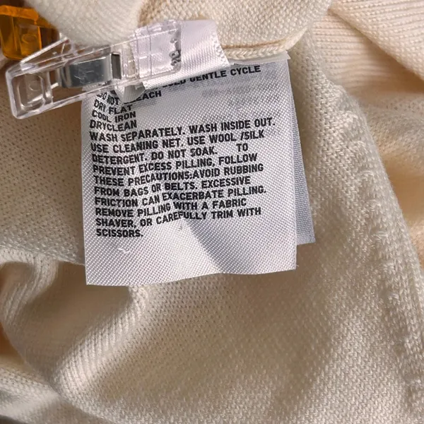 Uniqlo Wool Turtleneck Sweater Yellow‎ Large - Image 12